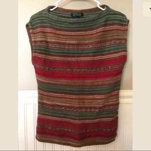 Ralph Lauren Navajo Striped Sweater Vest